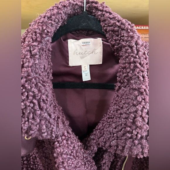 Anthropologie Hutch Sherpa Buckle Moto Jacket - Picture 6 of 11